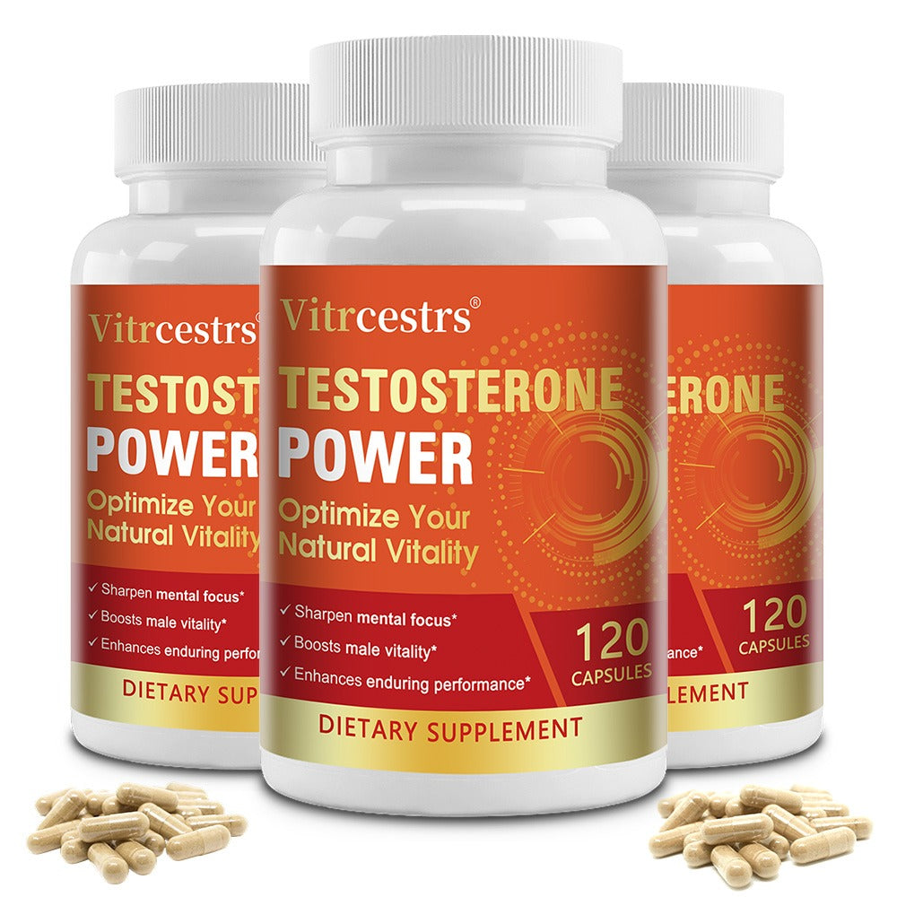 Vitrcestrs® Testosterone Power | Optimize Your Natural Vitality Capsules
