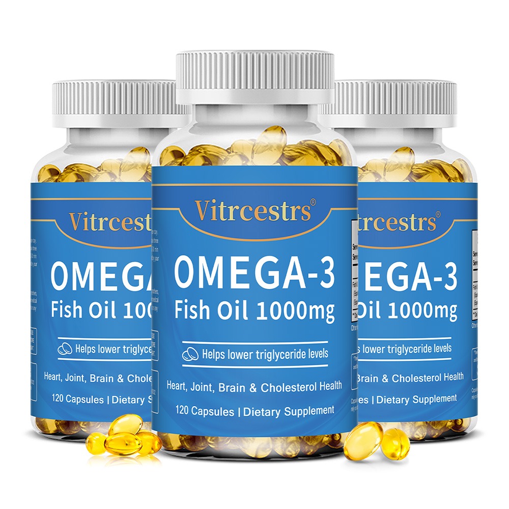 Vitrcestrs® Omega-3 Fish Oil 1000mg | Heart, Joint, Brain & Cholesterol Health