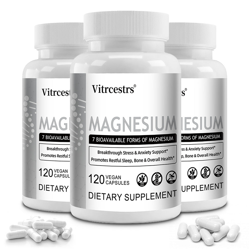 Vitrcestrs® Magnesium Complex | 7 Bioavailable Forms for Stress & Sleep Support