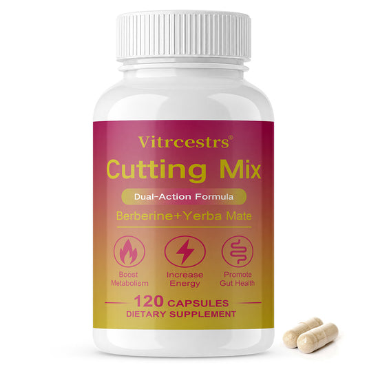 Vitrcestrs® Cutting Mix Dual-Action Formula | Berberine & Yerba Mate Capsules