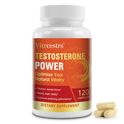 Vitrcestrs® Testosterone Power | Optimize Your Natural Vitality Capsules