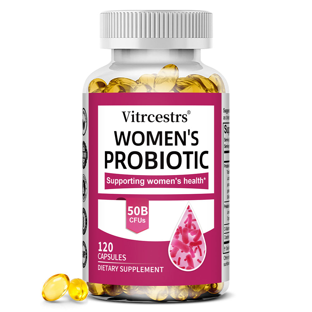 Vitrcestrs® Women's Probiotic 50 Billion CFUs | Digestive & Feminine Health Support