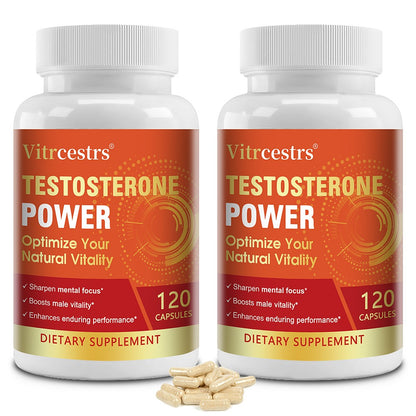 Vitrcestrs® Testosterone Power | Optimize Your Natural Vitality Capsules