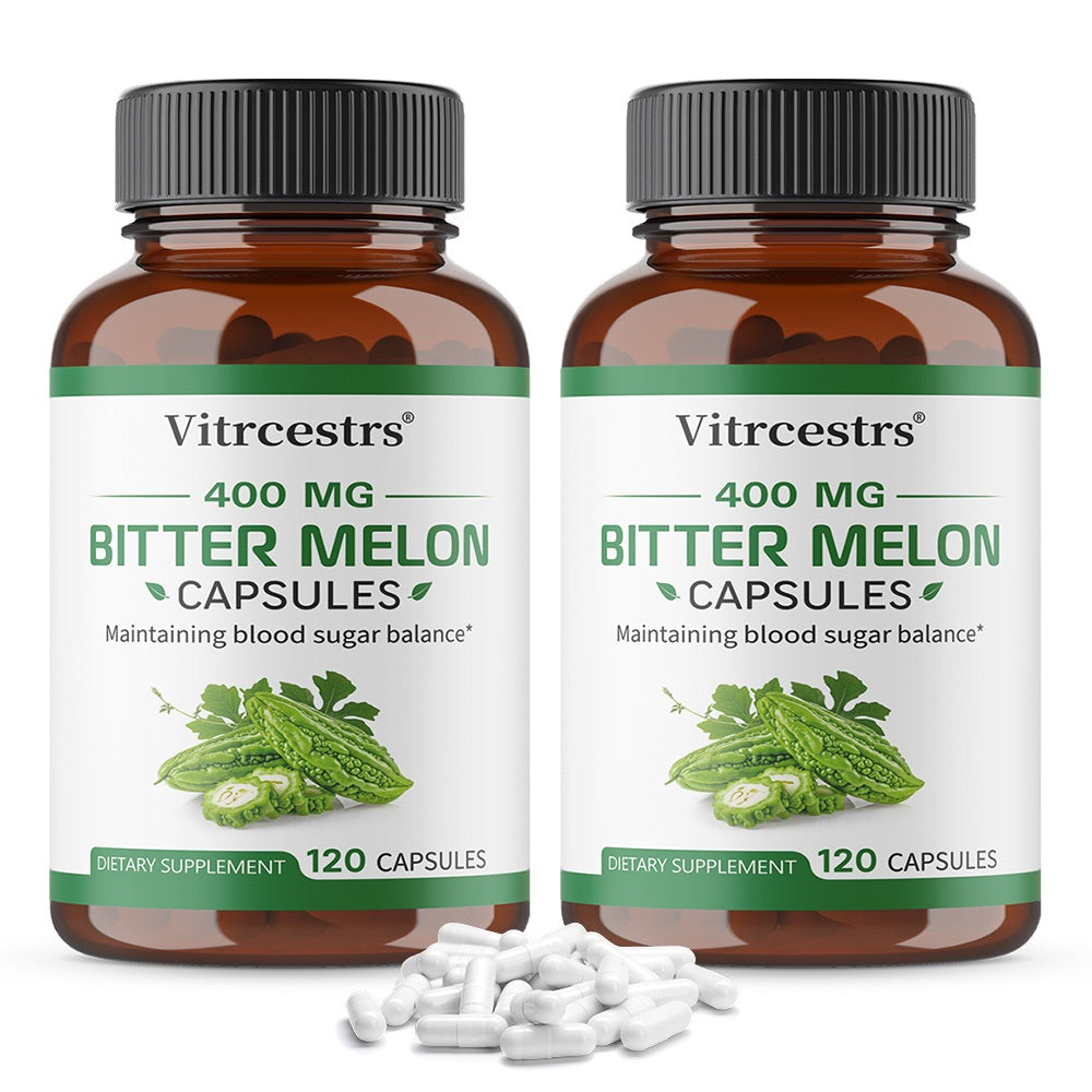 Vitrcestrs® Bitter Melon 400mg Capsules | Blood Sugar Balance & Metabolic Support