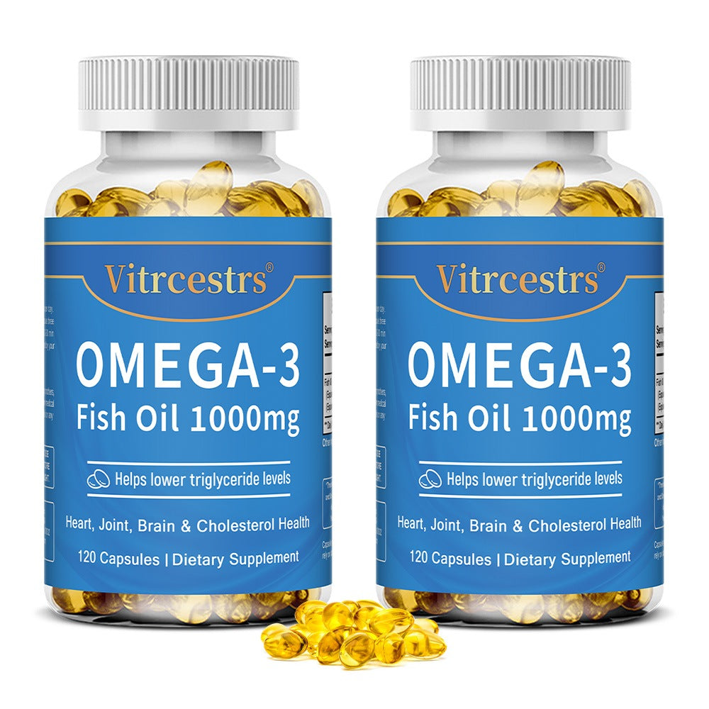 Vitrcestrs® Omega-3 Fish Oil 1000mg | Heart, Joint, Brain & Cholesterol Health