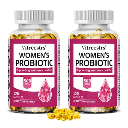Vitrcestrs® Women's Probiotic 50 Billion CFUs | Digestive & Feminine Health Support