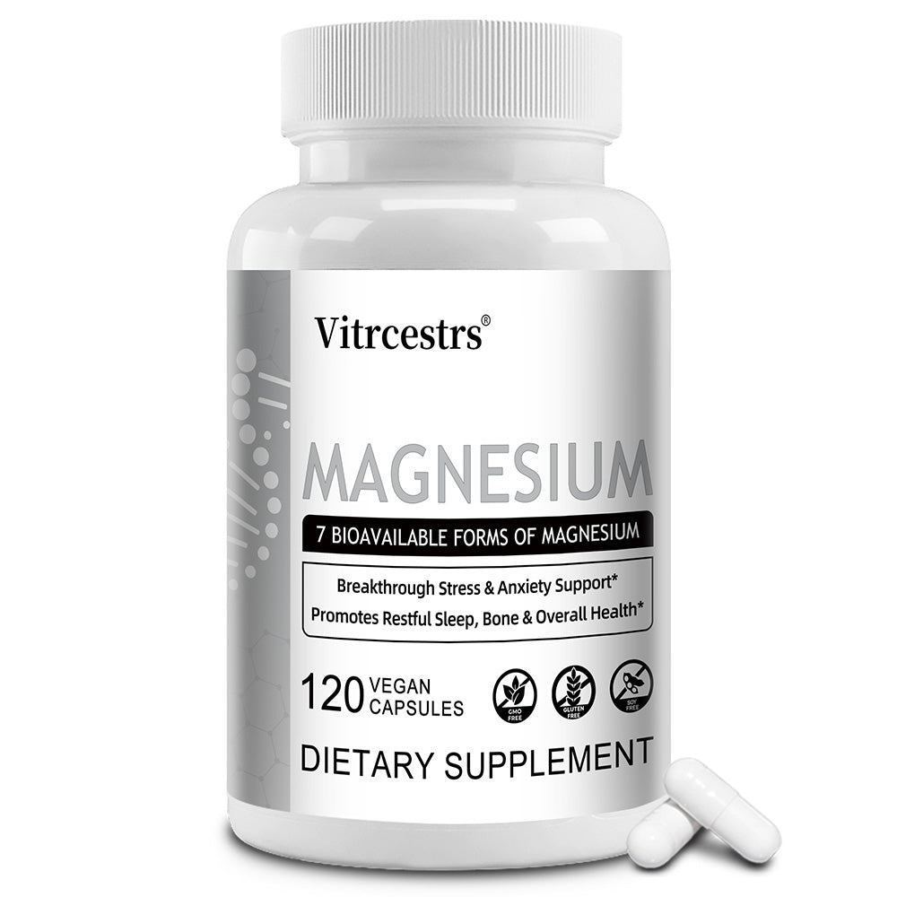 Vitrcestrs® Magnesium Complex | 7 Bioavailable Forms for Stress & Sleep Support