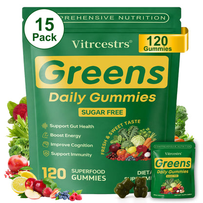 Super Greens Gummies – Gut & Digestive Support