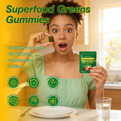 Super Greens Gummies – Gut & Digestive Support