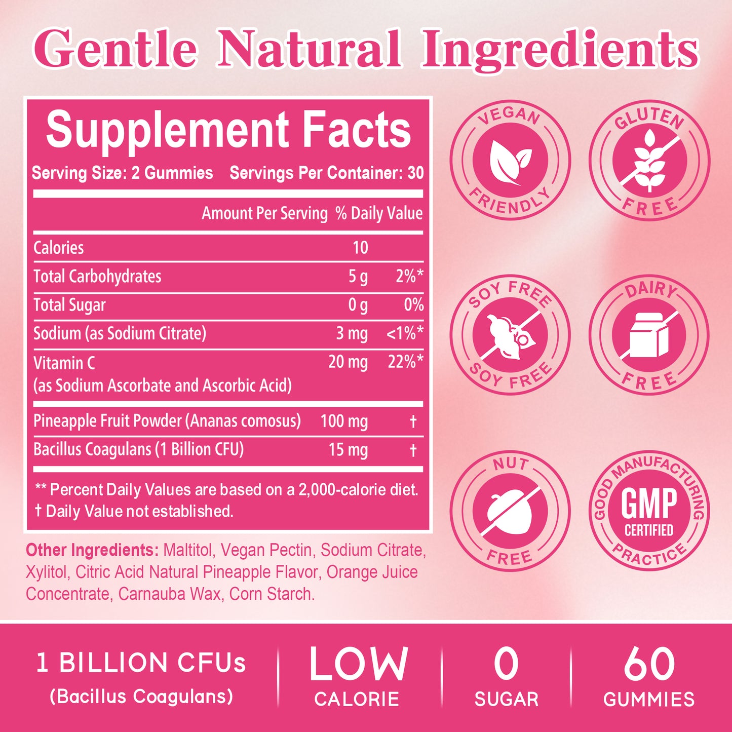 Feminine Balance Gummies for Women – pH, Vaginal Flora & Immune Support