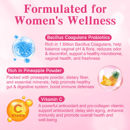 Feminine Balance Gummies for Women – pH, Vaginal Flora & Immune Support