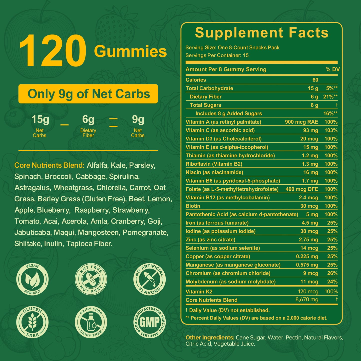 Super Greens Gummies – Gut & Digestive Support