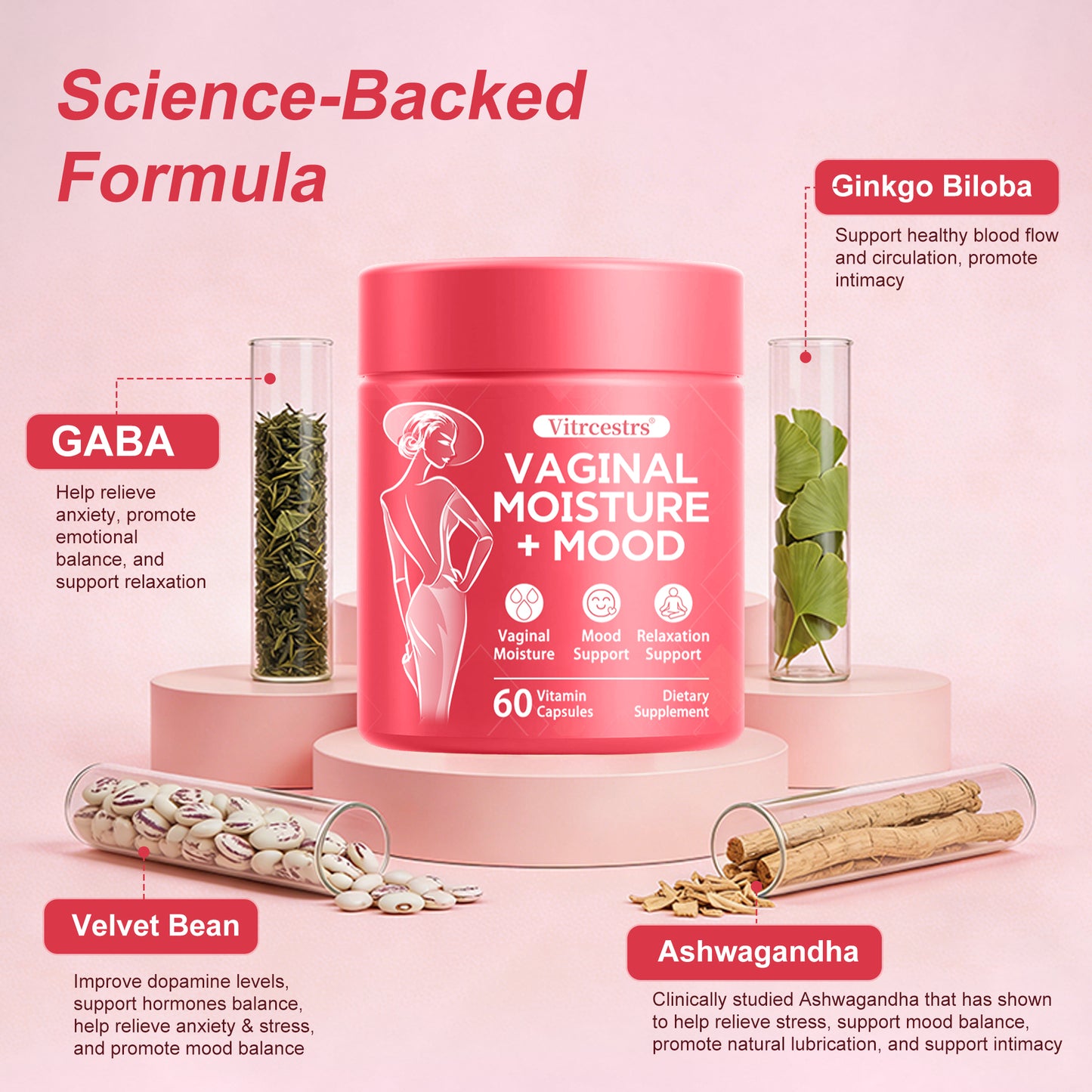Women’s Daily Vaginal Health Support Capsules